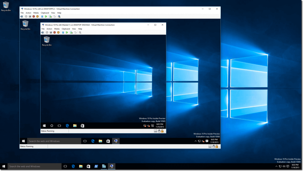 windows 7 hyper-v image